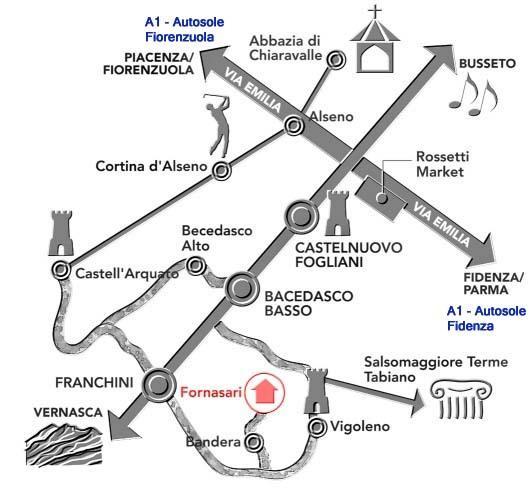 Casa Dell' Abbondanza B&B Agriturismo Vigoleno Екстер'єр фото